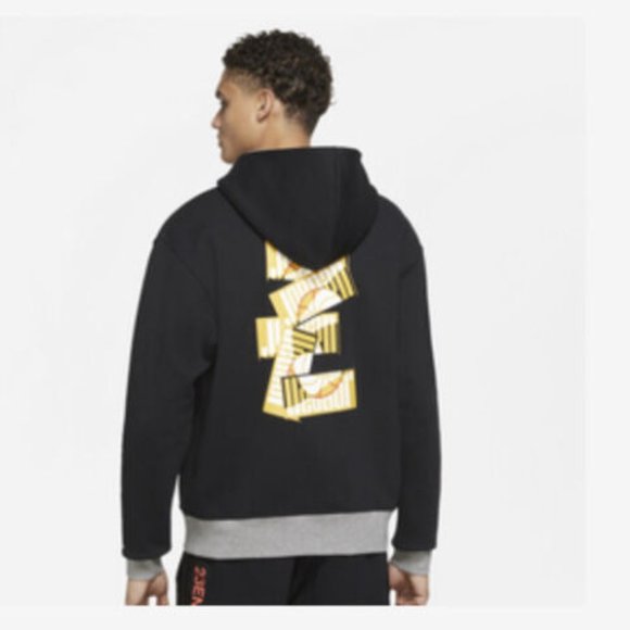 Nike Air Jordan Sport DNA HBR Men's Fleece Pullover Hoodie DC9639 010 Sizes XL - Picture 2 of 6